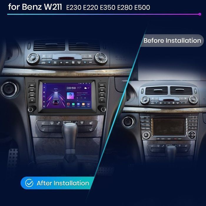 Radio nawigacja Mercedes Benz E W211 W219 E200 E220 E300 Android 2GB