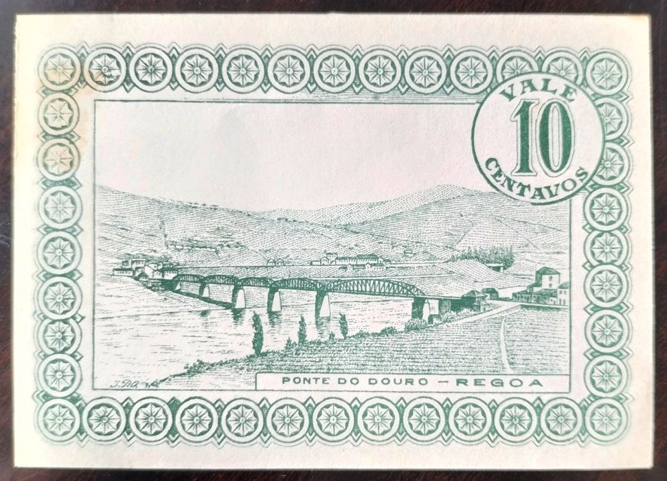 Nota Cédula Capicua 10 Centavos Peso Régua Estado Bela