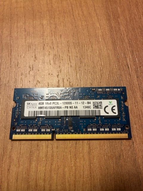 Pamięć RAM Hynix 4GB PC3L-12800s Laptop