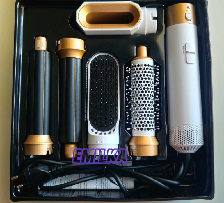 Nowy Stylizator 5w1 jak Dyson Suszarka Lokówka Prostownica Objętość