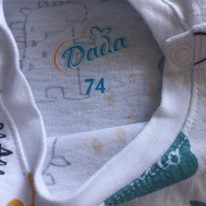 Body niemowlęce rozm 74 dinozaury