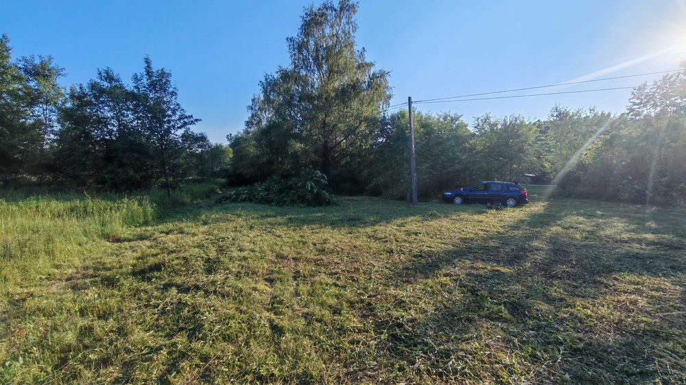 Działka inwestycyjna 55 arów przy DW 984 | 140m frontu | MPZP: U/MN | Partynia - Widok 5