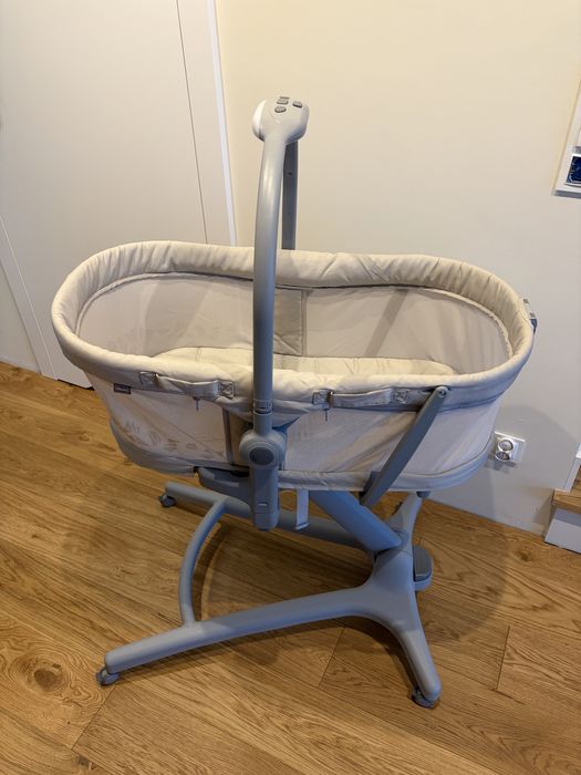 Chicco, Baby Hug Pro, łóżeczko, krzesełko do karmienia, 5w1, Beige Latte