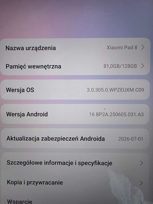 Sprzedam tablet xiaomi pad 8