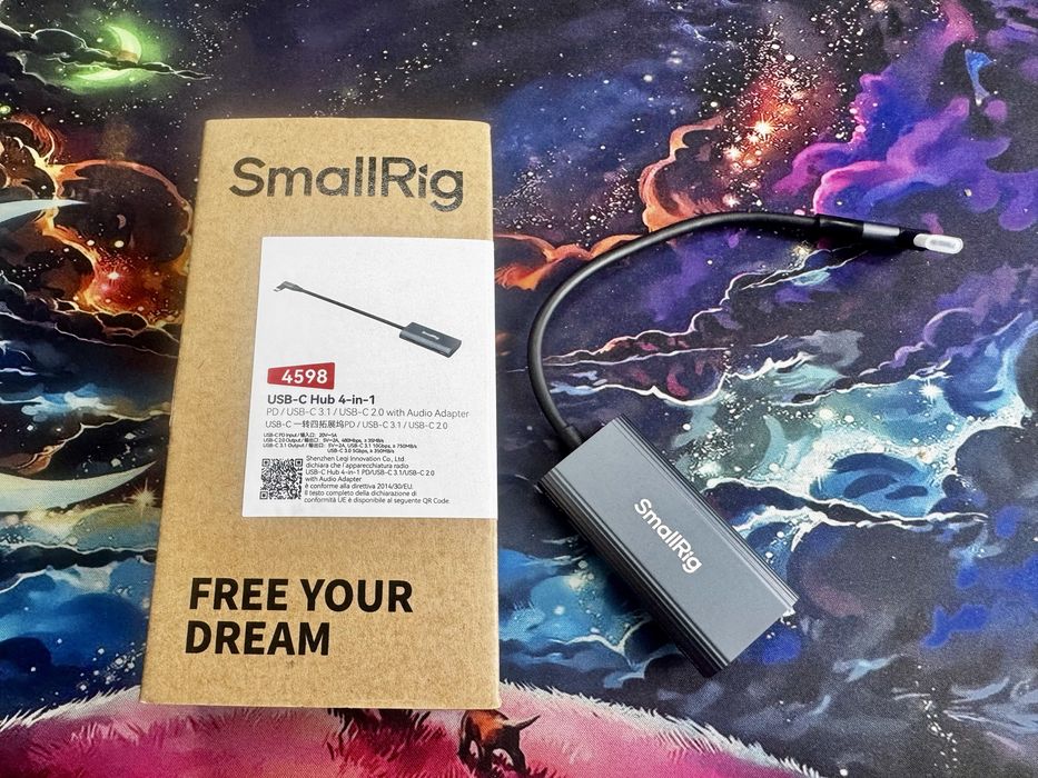 SmallRig 4598 Hub USB-C 4w1 PD / USB-C / Audio – jak nowy