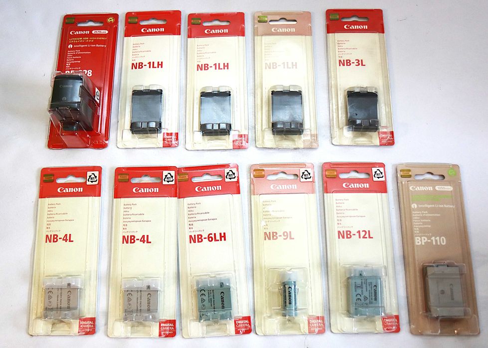 Baterias Canon NB-1LH novas (seladas)