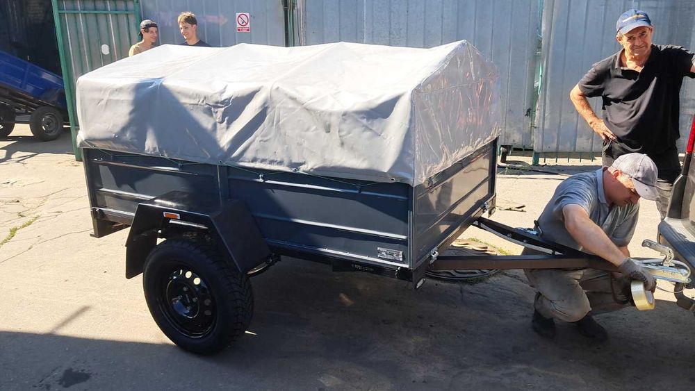 Міцний причіп прицеп 1800*1300*450 борт на 1000 кг Доставка Документи