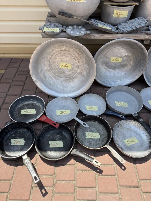 Кастрюлі, казани, горішниці сковорідки СССР