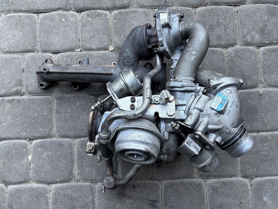 Biturbo turbo turbina turbiny bmw e81 e82 e87 e88 123d X1 e84 204km N47 turbosprezarka N47d20b