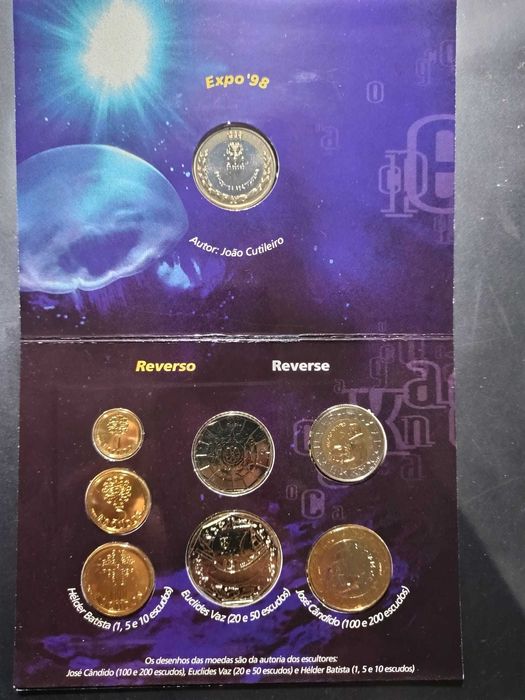 1998 - BNC - Série Anual de moedas correntes (Expo 98)