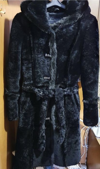 Натуральная шубка-мутон