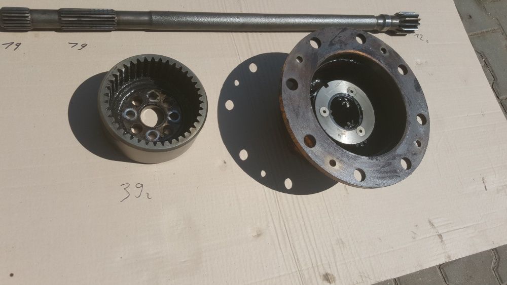 ładowarka zeppelin most clark hurth axle 172 spicer półoś 12 ahlmann