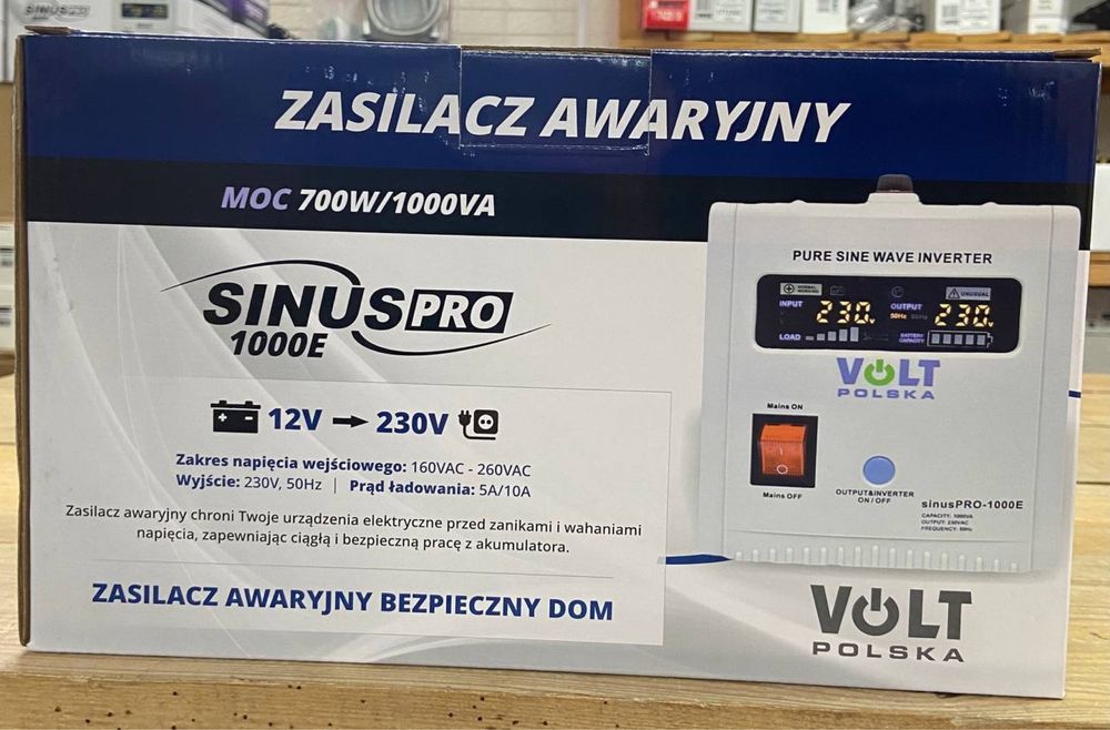 Перетворювач напруги. ДБЖ. Інвертор. Безперебійник. Volt Polska
