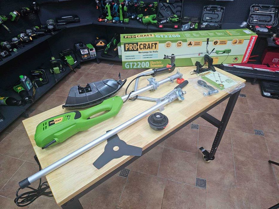 Електрокоса Тример ProCraft Ніж Леска l Гарант. 36мес