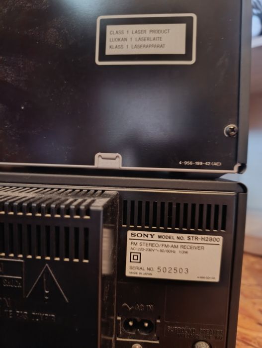 Wieża SONY płyty radio kasety