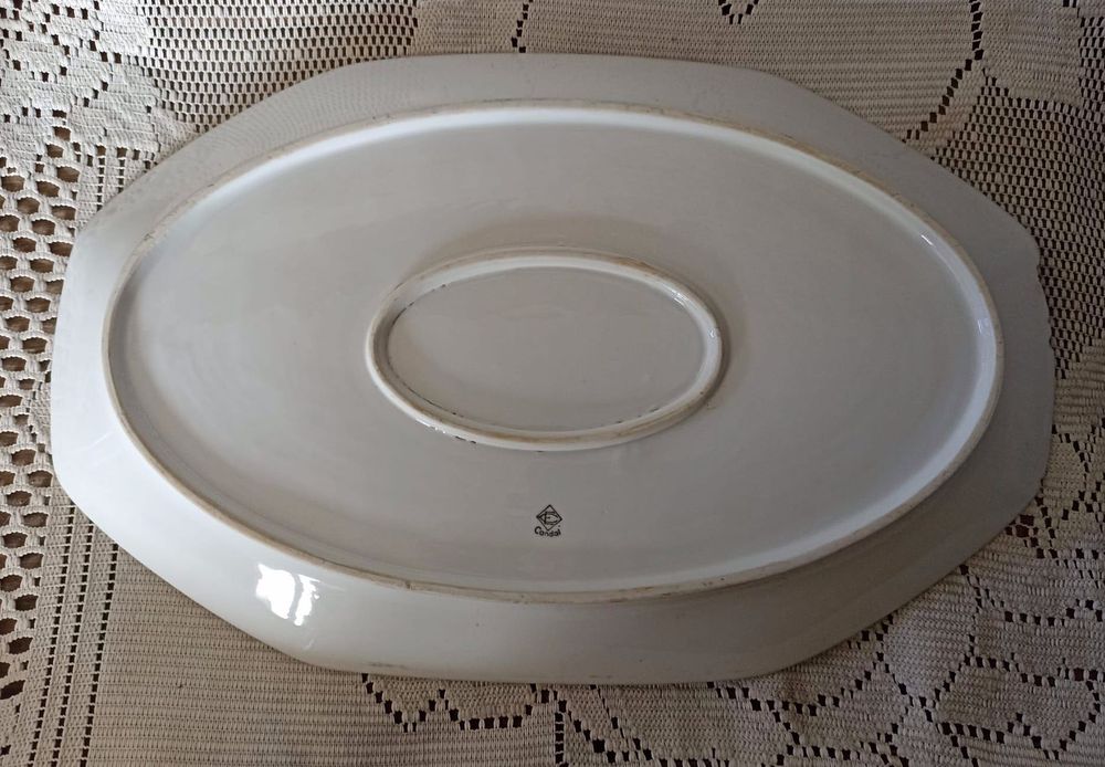 Travessa rara antiguidade Lufapo Lusitânia Portugal faiança portuguesa