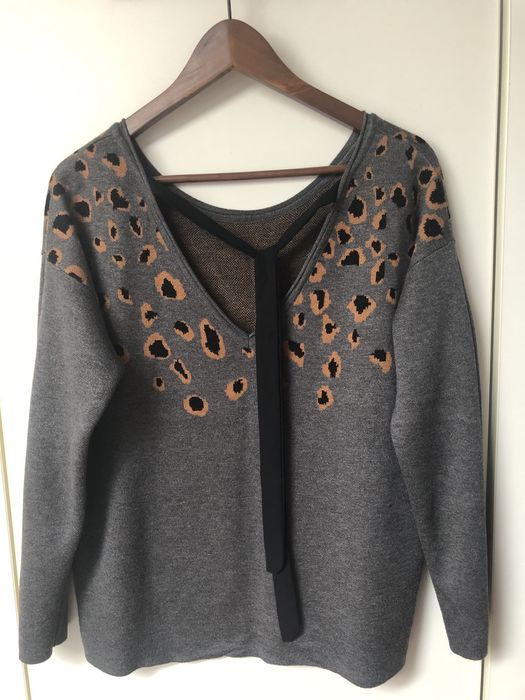 Sweter cętki Promod L