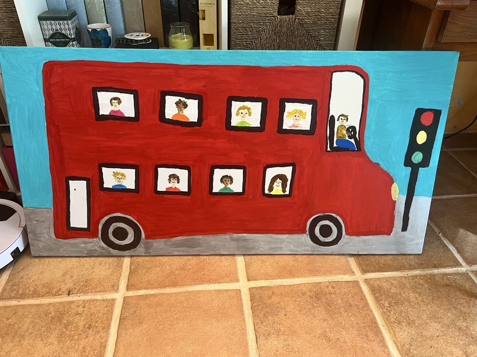 Dou/ofereço quadro/tela decorativa infantil