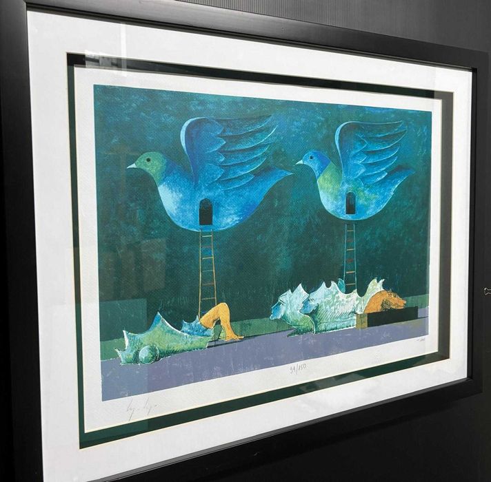 Serigrafia conjunta, Cruzeiro Seixas e Alfredo Luz