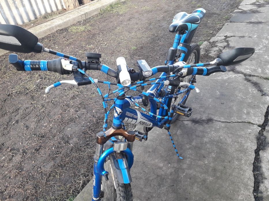 Синій  велосипед ФОРМУЛА