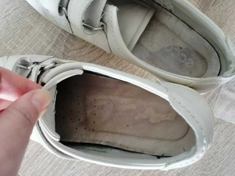 Кроссовки ecco 41 кожа на липучках