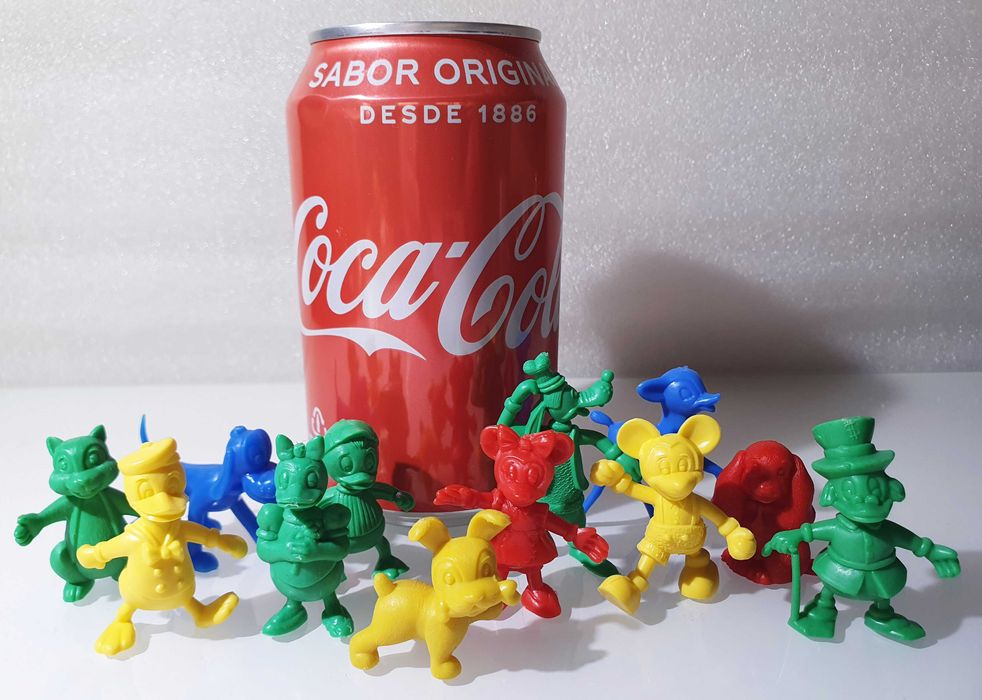 Antiga Coleção Completa ~ ”DISNEY ~ DANONE” ~ 12 Monocromáticos ~ 70´s