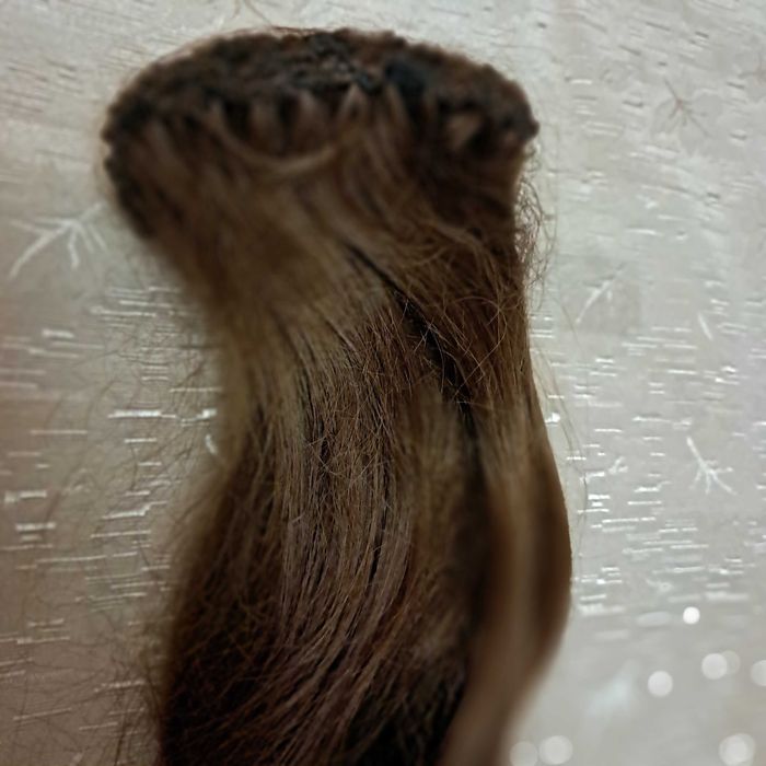 Шиньон, натуральне волосся, 40 см