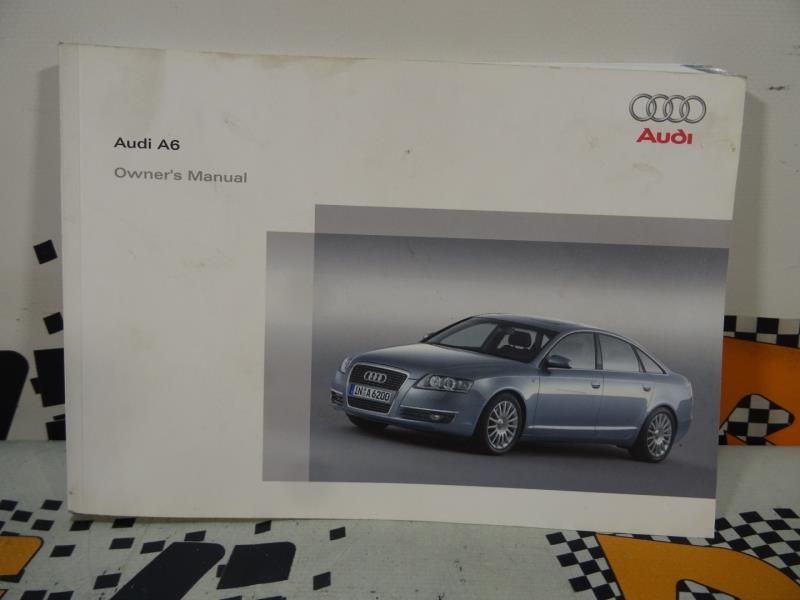 Manual do veículo AUDI A6 (4F2, C6)