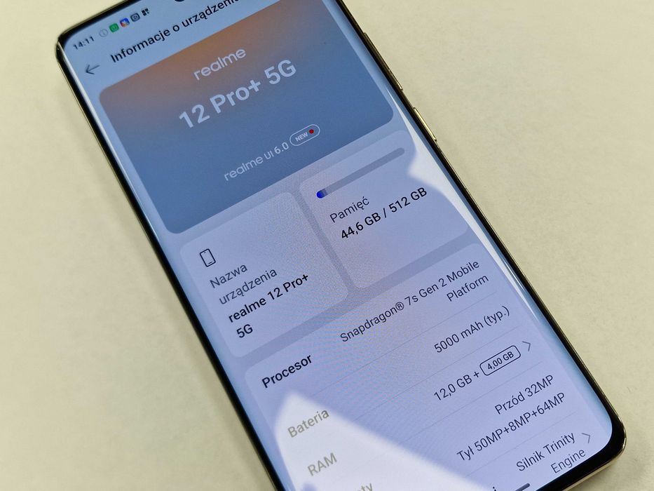 REALME 12 PRO+ 5G Dual SIM/ 12GB/ 512GB/ Navigator Beige/ 25/06/26