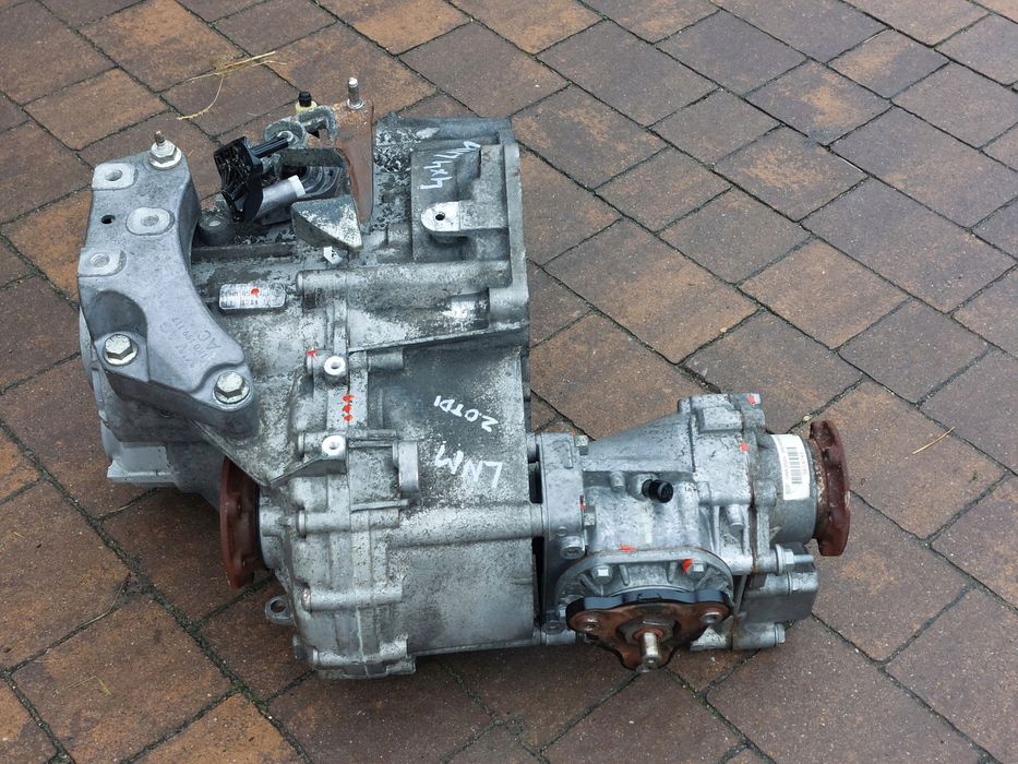 skrzynia biegów 2.0 tdi 4x4 lnm + reduktor vw seat skoda komplet