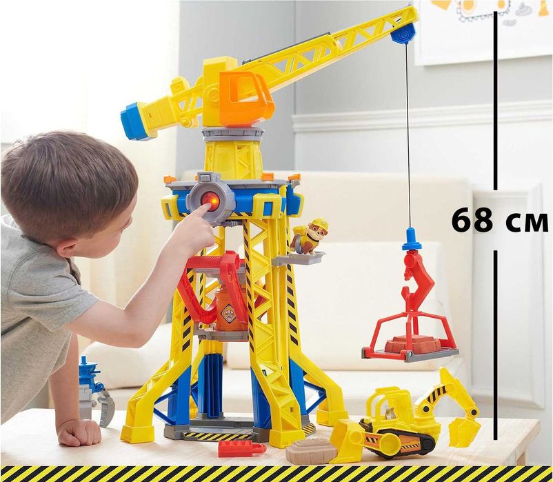 Ігровий набір Кремез і команда Підйомний кран-вежа Бухти будівельників