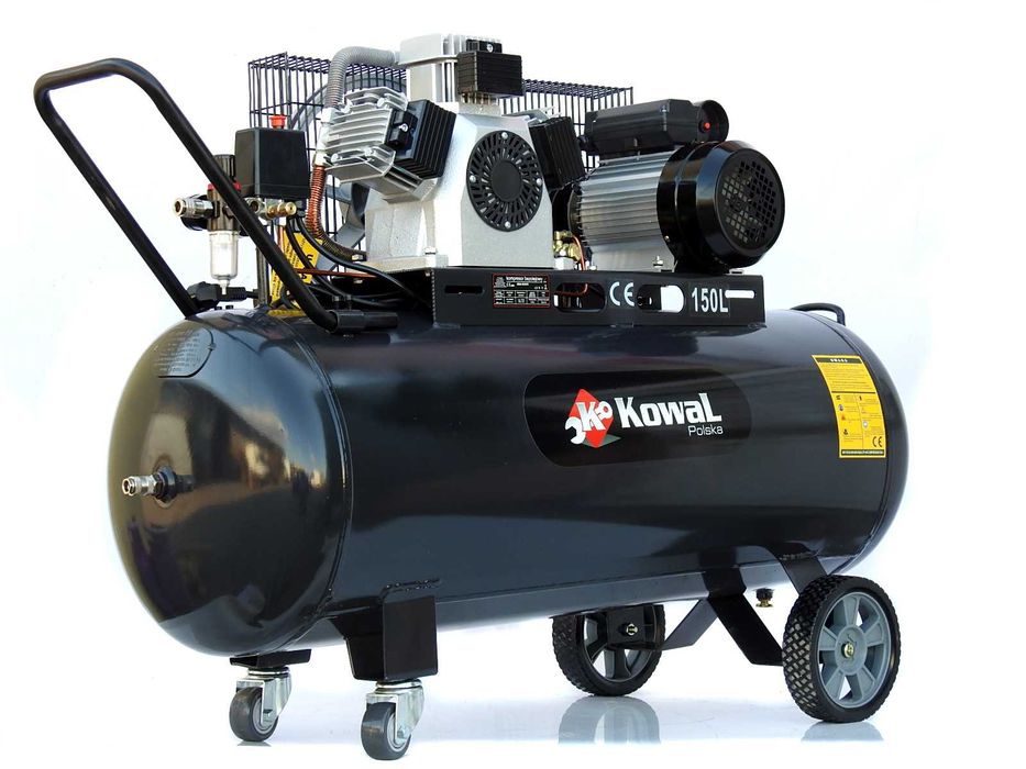 12Bar KOMPRESOR k35 bezolejowy tłokowy 150L sprężarka pompa powietrza