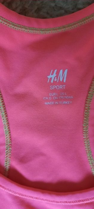 Koszulka sportowa treningowa h&m rozm L stan idealny