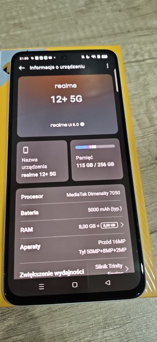 Realme 12+5g 256Gb bardzo ładny