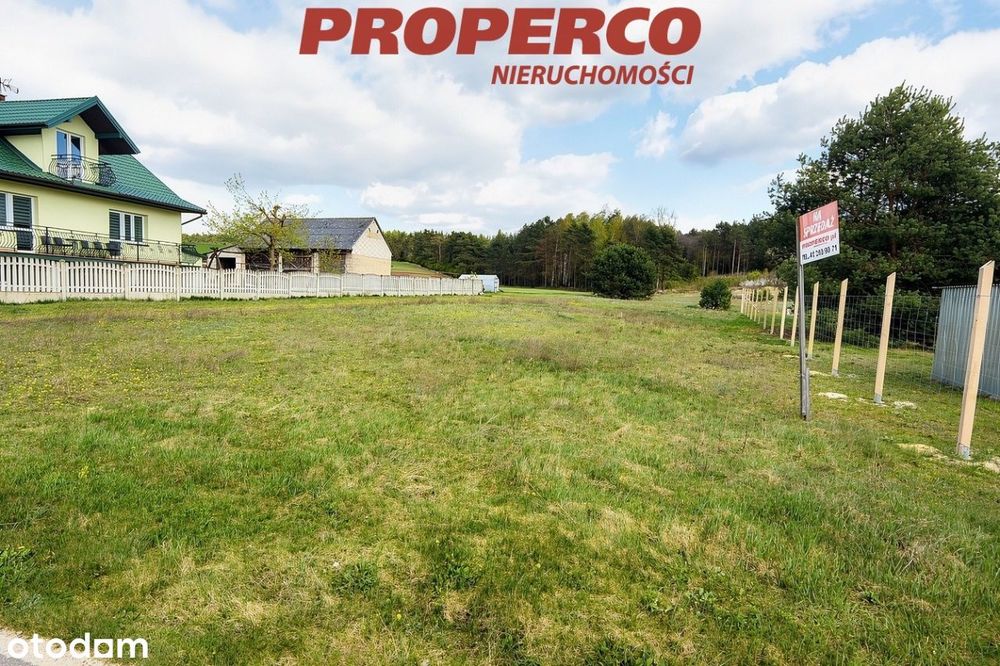 Działka 1029 m², Marzysz, gm. Daleszyce - Więcej