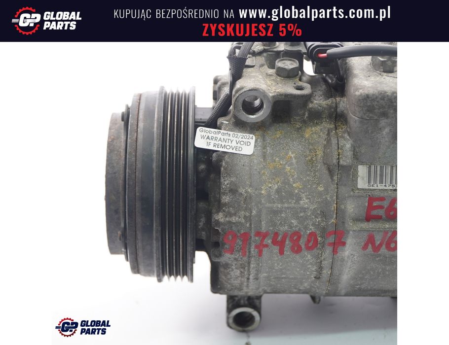 BMW E60 E61 E64 LCI N62N Sprężarka Klimatyzacji Kompresor A/C
