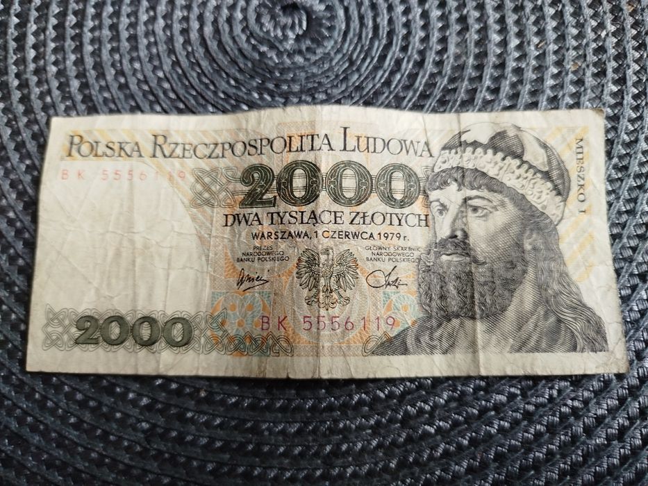 Banknot 2000 zł PRL 1979 r.