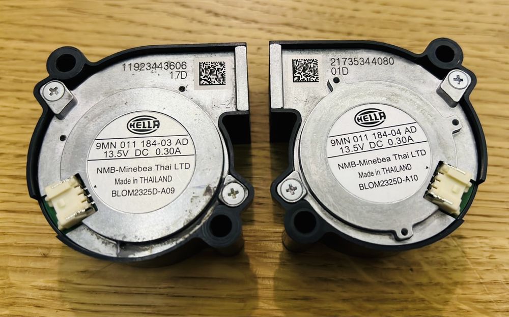 Вентилятор фары BLOM2325D-A10; 4G0907463; 8u0907463A