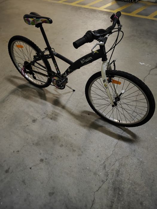 Bicicleta Criança Preta BTWIN - Aro 24