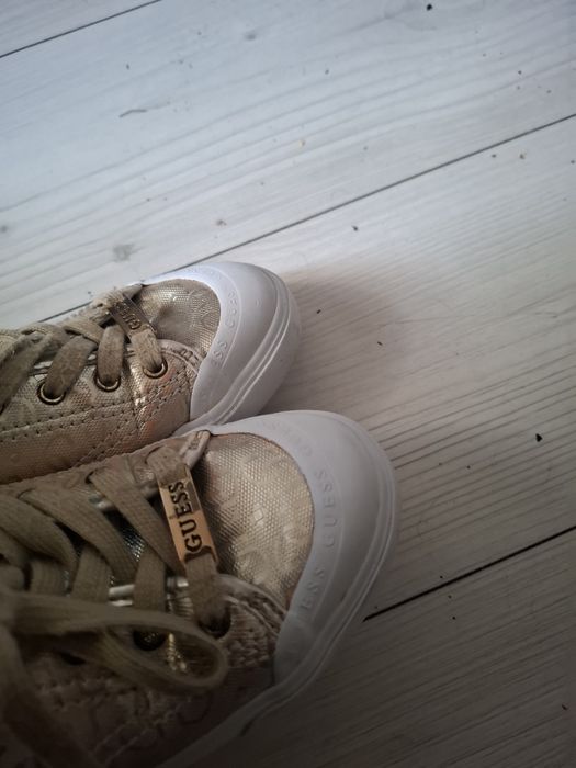Buty guess damskie trampki złote 37 na lato