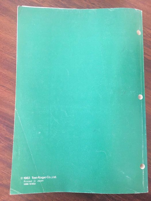 Mazda 929 '83 workshop manual
