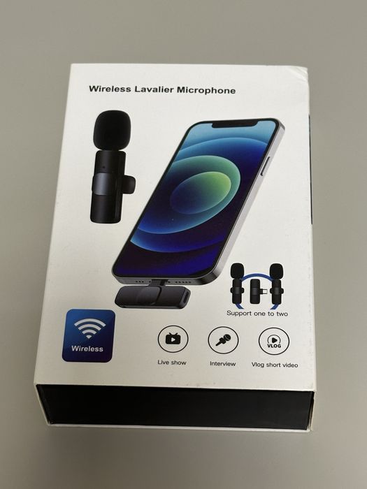 Микрофон петличный беспроводный для iPhone