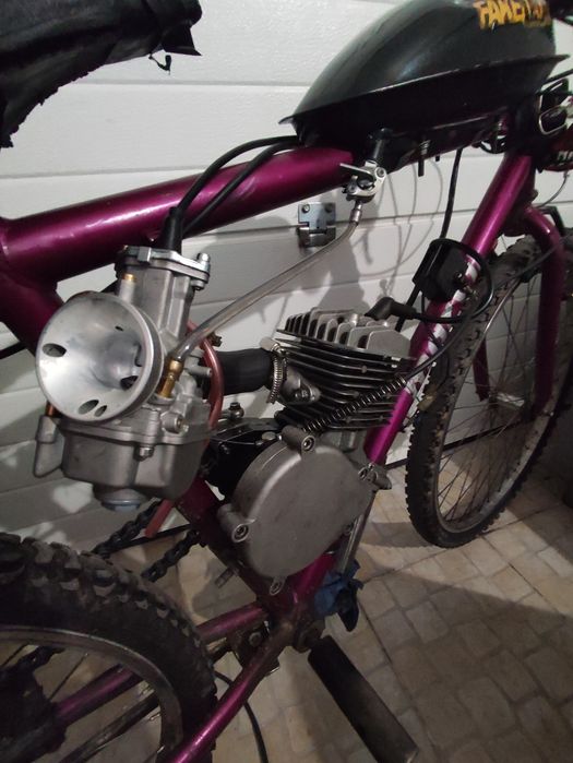 Bicicleta com motor 80cc
