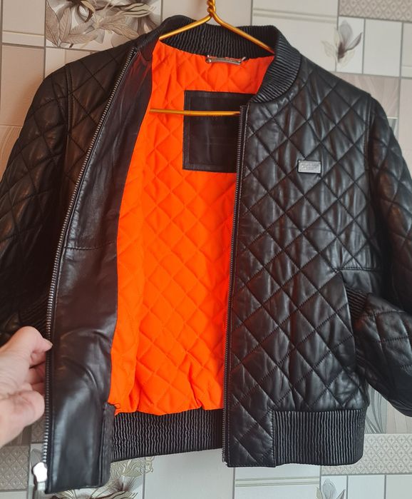 куртка оригинал philipp plein кожа