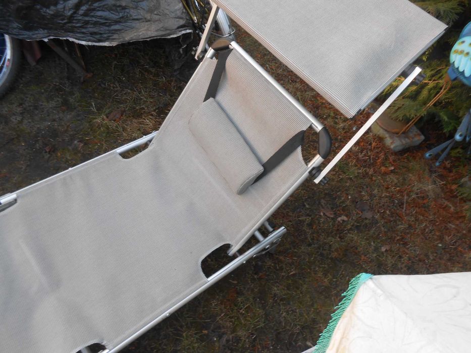 Leżak ogrodowy / składany