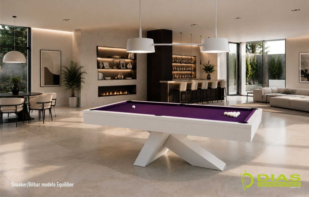 Snooker/Bilhar "Equiliber" - Novos (da fábrica para sua casa)