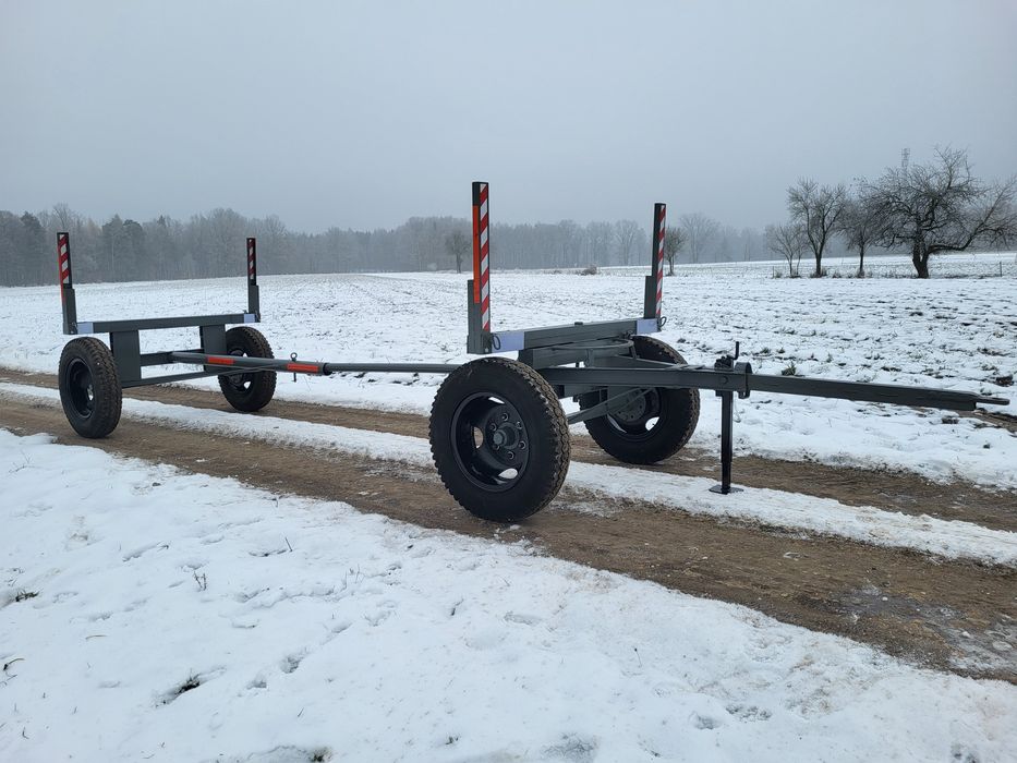 Dłużyca do drewna, wóz metalowy