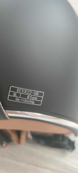 Capacete Aberto Novo KSK (cor preta)com viseira