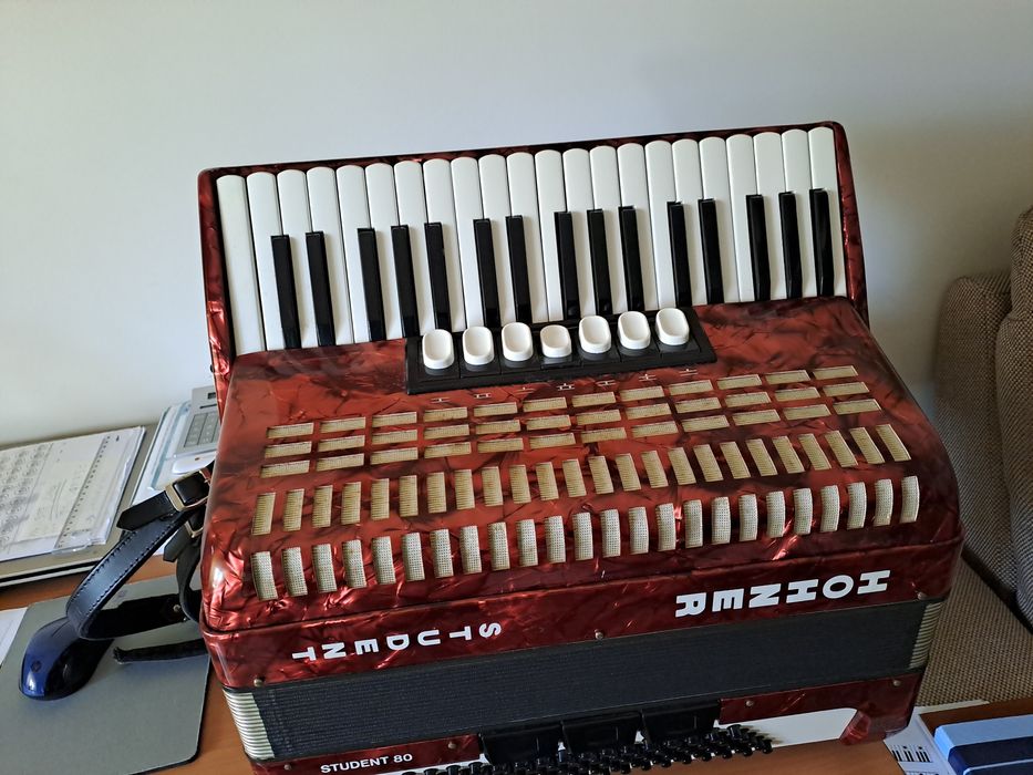Acordeão hohner setudent 80 3⁰ vós