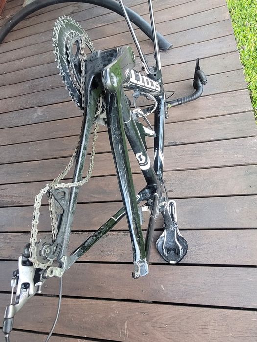 Scott carbono estrada – quadro + componentes (para projeto/peças)